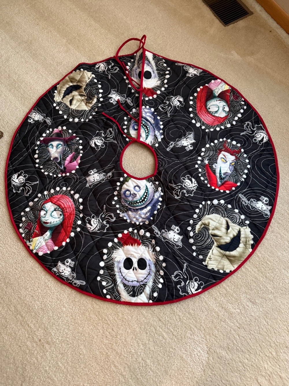 Hallmark Nightmare Before Christmas Tree Skirt